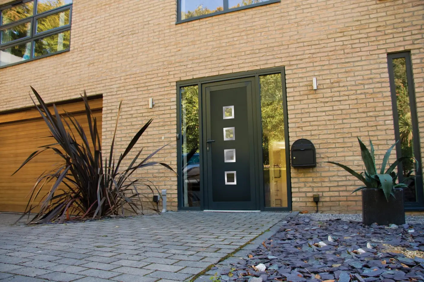 Black Residential door