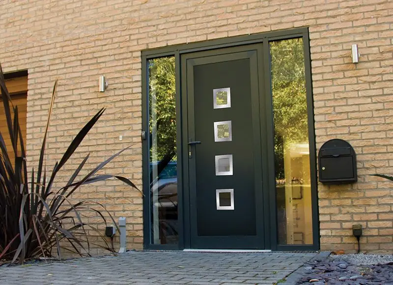 Black Residential door