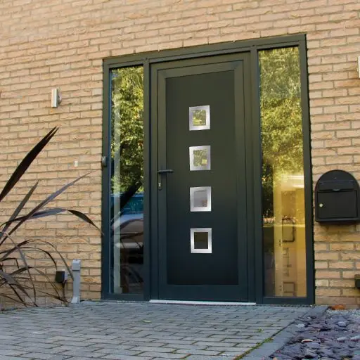 Black Residential door
